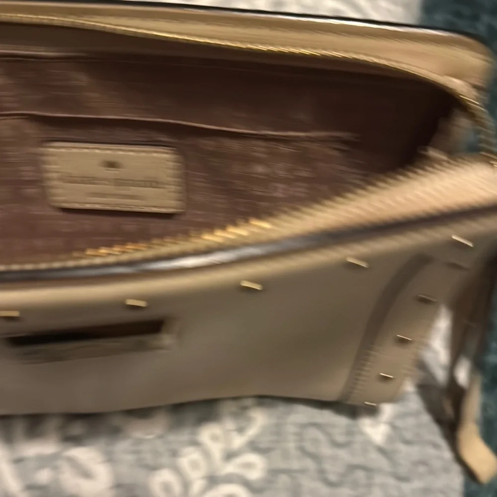 Kate Spade Cream Studded Wristlet Clutch